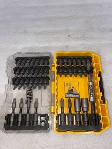 lot 24390 image: DeWalt Drill Bit Set With Case ( Missing 1 insert See Photos)