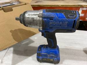 lot 24398 image: Kobalt 24-volt Max 12-in Drive Brushless Cordless Impact Wrench (1-Battery Included)