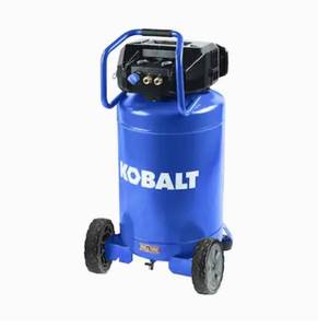 lot 25175 image: Kobalt 20-Gallon Single Stage Portable Corded Electric Vertical Air Compressor