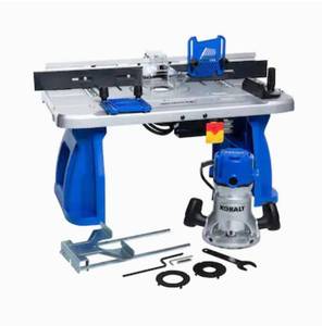 lot 25179 image: Kobalt 14-in and 12-in Fixed Corded Router with Table