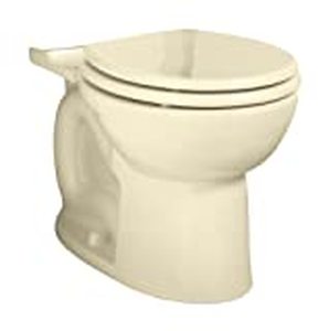 lot 25183 image: American Standard 3717B001.021 Cadet 3 FloWise Right Height Round Front Toilet Bowl Only in Bone