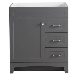 lot 30299 image: Home Decorators Collection Thornbriar 30 in. W x 21 in. D Bathroom Vanity Cabinet in Cement