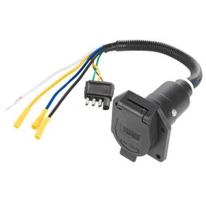 lot 35303 image: Reese Towpower Pre-Wired 4 Flat To 7-Way Vehicle End Blade Connector 7418411
