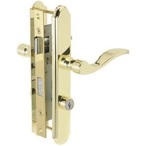 lot 35310 image: Wright Products VMT115PB Accents Serenade Mortise Lockset, Polished Brass
