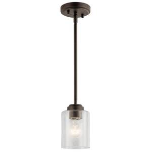 lot 35316 image: Kichler 44032 Winslow 4 Wide Mini Pendant