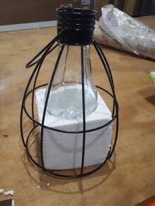 lot 35364 image: Allen and Roth Decorative Metal Lantern