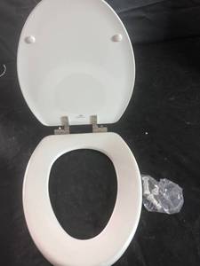 lot 41205 image: Church Fremont Elongated Sta-Tite E 18.5 Toilet Seat