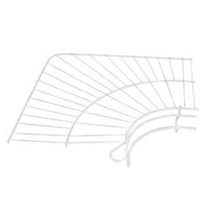 lot 41266 image: Rubbermaid Freeslide Corner x 12-in White Wire Shelf