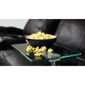 lot 42099 image: Octane Glass Swivel Table