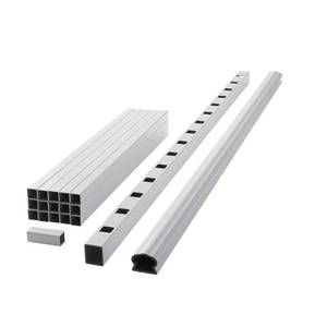 lot 43264 image: Fiberon ArmorGuard Deluxe 70 in. White Composite Rail Kit