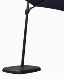 lot 24382 image: SimplyShade 11Ft Cantilever Umbrella #1457536 With Black Base and Rails