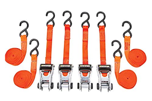 lot 35365 image: Lot of 4 SmartStrap Hook 1 Ratchet Straps