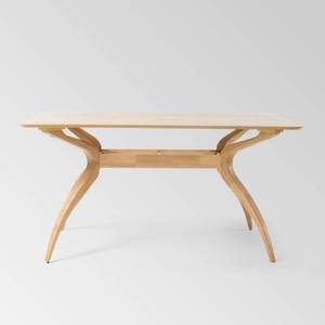 lot 20250 image: Salli Natural Finish Wood Dining Table top only by Christopher Knight Home- Retail$309.99 natural oak no legs