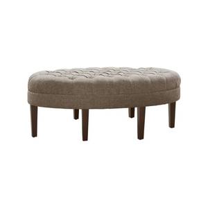 lot 20294 image: Madison Park Chase Surfboard Tufted Ottoman- Retail$208.49
