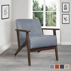 lot 20281 image: Ocala Accent Chair- Retail$208.99 blue grey
