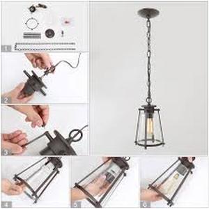 lot 20318 image: Modern Pendant Lighting ORB Hanging Ceiling Light for Kitchen - W7.5x H11- Retail$99.49