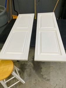 lot 382 image: RAISED PANEL 14.5 x 47 White