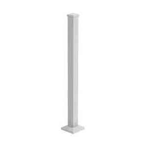 lot 393 image: Freedom (Common 4-ft Actual 2.5-in x 2.5-in x 3.75-ft) Mix and Match White Aluminum Deck Post Set of 3