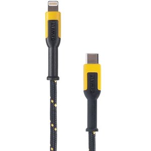lot 398 image: Dewalt DW2 Reinforced Cable for Lightning to USB-C, 4 ft.