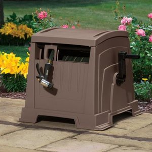 lot 419 image: Suncast 150ft Capacity Resin Hose Hideaway