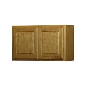 lot 454 image: Kitchen Classics Portland 18-in x 30-in x 12-in Oak Portland Double Door Kitchen Wall Cabinet