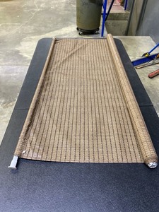 lot 458 image: Brown Mesh Blind