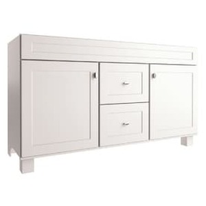 lot 474 image: Diamond FreshFit Palencia Freestanding White Bathroom Vanity (Common 60-in x 21-in Actual 60-in x 21-in)
