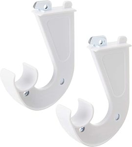lot 448 image: Rubbermaid Fastrack Closet Add-on Hang Rod Hardware Pack