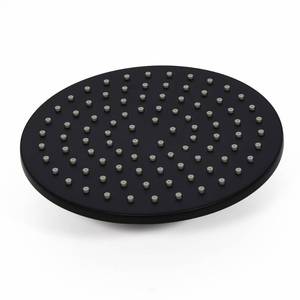 lot 453 image: Contemporary 10 Inches Round Shape Swivel Rain Shower Head Solid Brass in Black finish