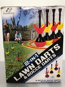 lot 69015 image: EastPoint Sports Lawn Dart Bocce Set