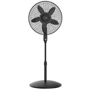 lot 69024 image: Lasko 18 Remote Control Large Room Pedestal 4-Speed Fan, Model S18605