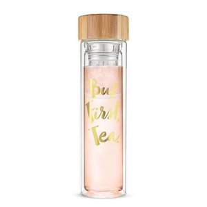 lot 69026 image: Blair But First Tea Glass Travel Infuser Mug by Pinky Up