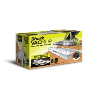 lot 69511 image: Shark VACMOP Disposal Hard Floor Vacuum and Mop Pad Refills - 10ct