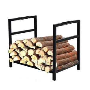 lot 95005 image: PHI VILLA 16 Inch IndoorOutdoor Firewood Racks Log Rack, Wavy