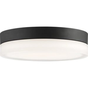lot 95048 image: Nuvo Lighting - 62469 - LED Flush Mount - Pi - Black
