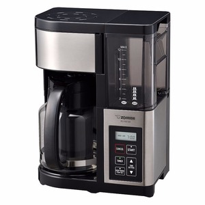 lot 95053 image: Fresh Brew Plus 12-cup Coffeemaker, Stainless Black
