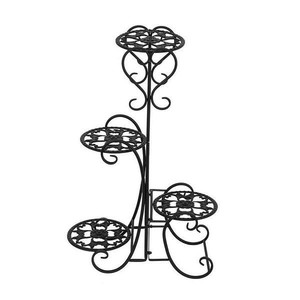 lot 95074 image: Havenside Home 4-tier Plant Stand Shelf