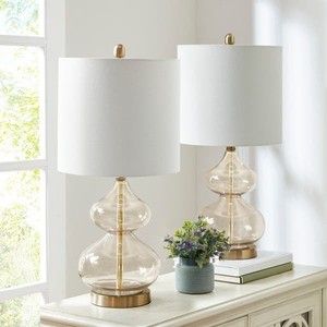 lot 95080 image: 510 Design - Ellipse Gold Table Lamp (Set of 2)