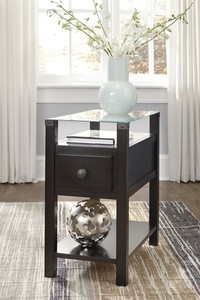 lot 95091 image: Diamenton Chair Side End Table Gray - Signature Design by Ashley