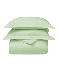 lot 95202 image: Impressions Andenne Solid Cotton Duvet Cover Set