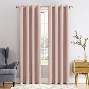 lot 95219 image: 108x54 Kenneth Energy Saving Blackout Grommet Top Curtain Panel Pink - Sun Zero