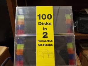 lot 1723 image: 100 New Floppy Disks