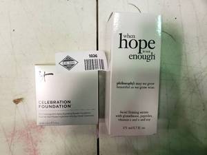 lot 1826 image: When Hope is Not Enough Facial Firming Serum and It Medium Celebration Foundation
