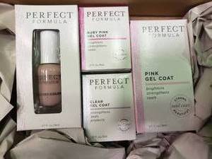 lot 1833 image: Lot of Perfect Formula Gel Nail Supplies