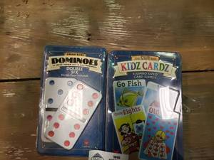 lot 1846 image: Dominoes and Kidz Cardz