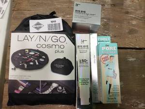 lot 1849 image: Lot of 4 Pieces of Makeup with LaynGo Cosmo Plus Bag