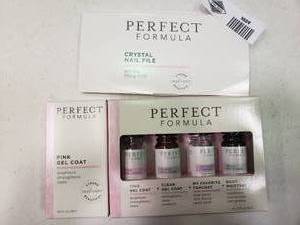 lot 1854 image: Lot of Perfect Formula Nail Supplies