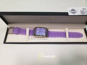 lot 1875 image: Genevex Purple Quartz Watch