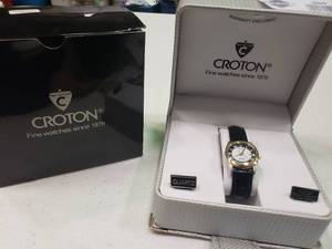 lot 1880 image: Womens Dark Blue Croton Watch