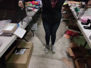 lot 1797 image: Kirks Folly Sequin Scarf